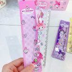 خط‌کش ۱۵ سانتی‌متری فانتزی طرح شخصیت‌های سانریو (Sanrio) – مدل آویزدار - Image 6