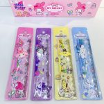 خط‌کش ۱۵ سانتی‌متری فانتزی طرح شخصیت‌های سانریو (Sanrio) – مدل آویزدار - Image 2