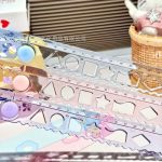 خط‌کش تاشو شابلون‌دار فانتزی 30 سانتی‌متری | خط‌کش چندکاره طرح کارتونی با اشکال هندسی - Image 3