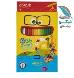 مداد رنگی 36 رنگ آریا ARYA | رنگ‌های متنوع و مناسب دانش‌آموزان - Image 3